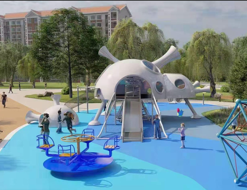 星际乐园球体滑梯