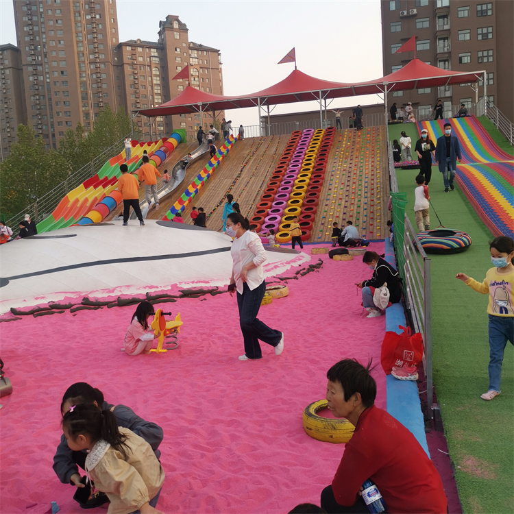 网红滑世界滑梯组合