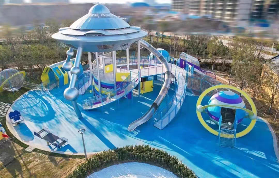 太空舱组合滑梯