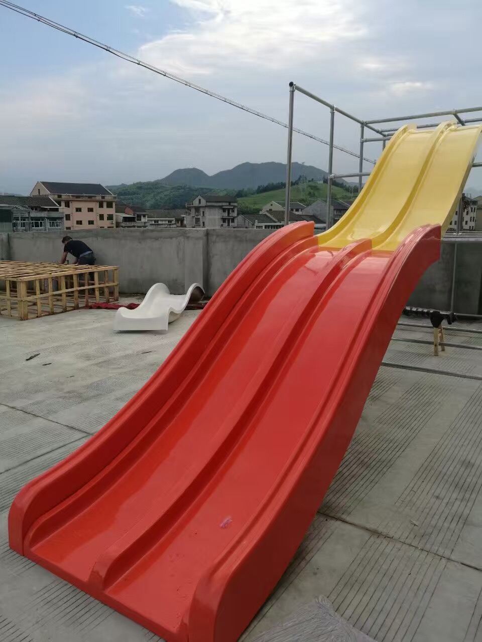 玻璃钢滑梯 (7)