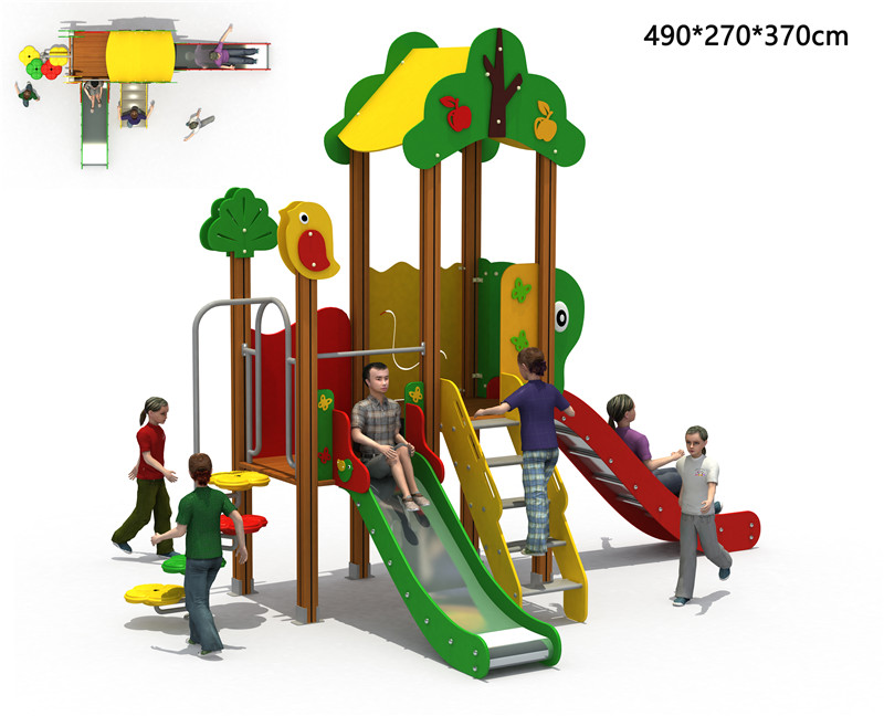 PE板组合滑梯 (47)