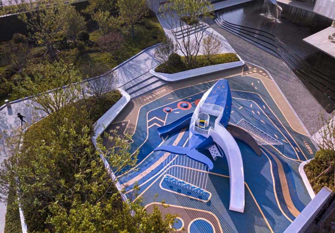 青岛金地自在城鲸鱼主题儿童游乐场